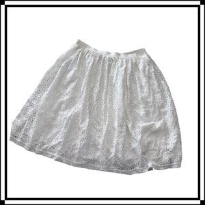 EUC! Chaps Lace Skirt, Size large